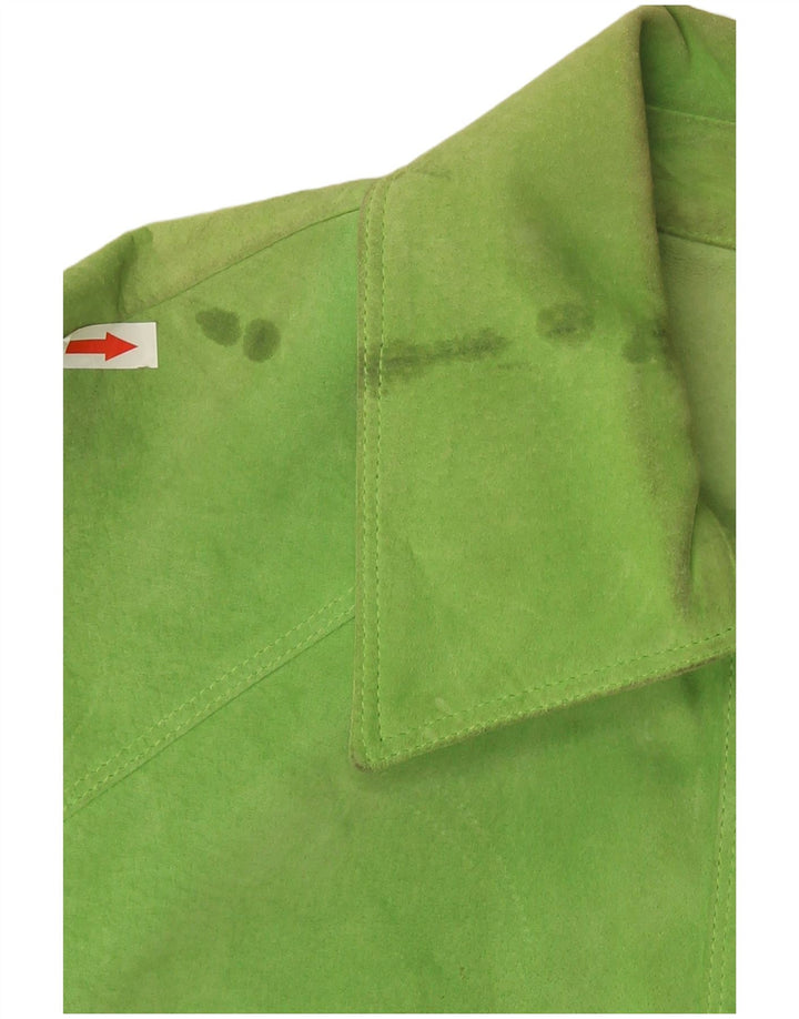 Gai Mattiolo Γυναικείο Suede Jacket UK 16 Large Green