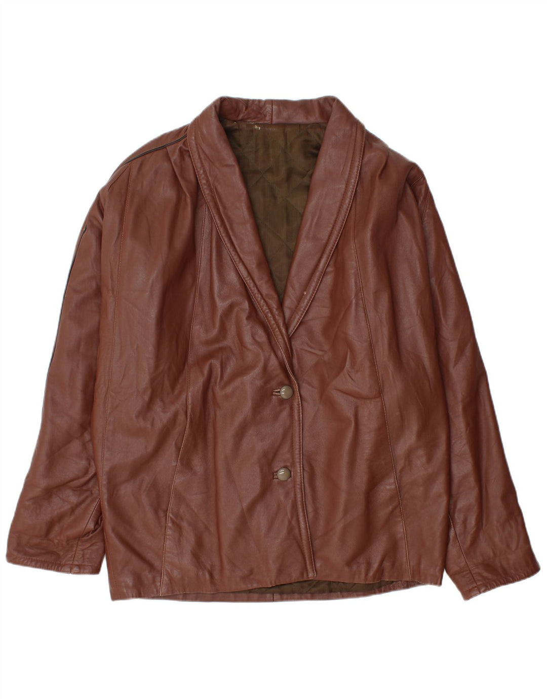 Lavorazione Artigiana Γυναικείο Μπουφάν υπερμεγέθη IT 48 XL Καφέ