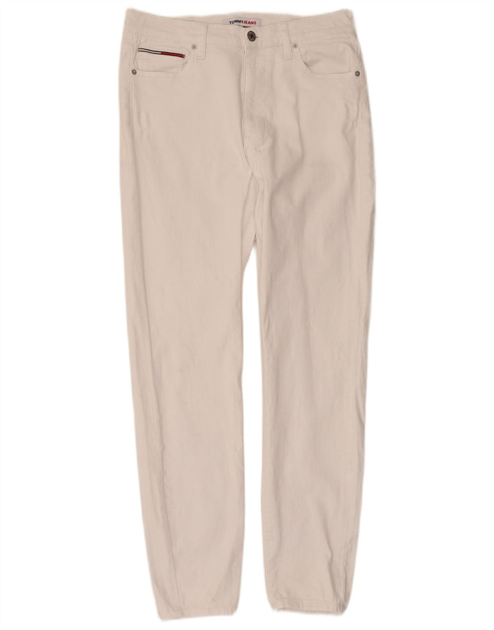 Tommy Hilfiger Γυναικείο Slim Jeans W32 L30 Λευκό βαμβακερό