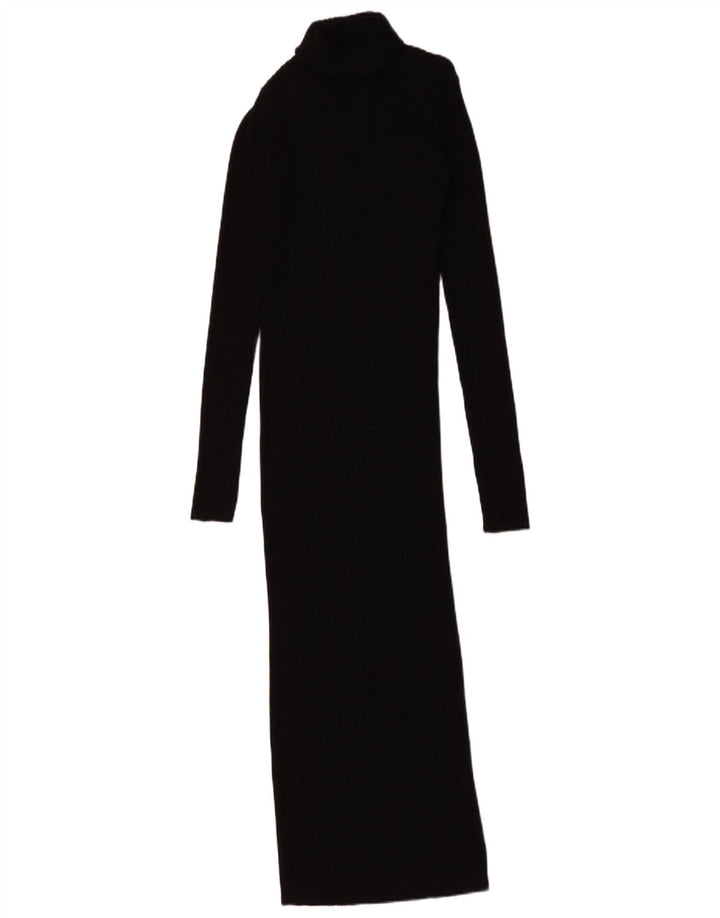 Zara Γυναικείο Maxi Jumper Φόρεμα UK 8 Small Black