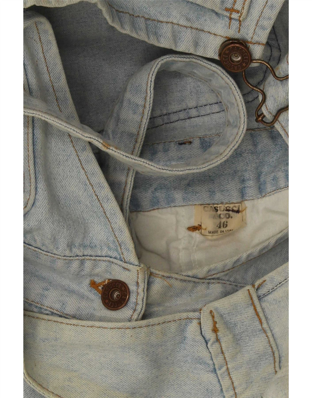 Casucci Γυναικείο τζιν σορτς Dungarees IT 46 Μεγάλο W32 Μπλε
