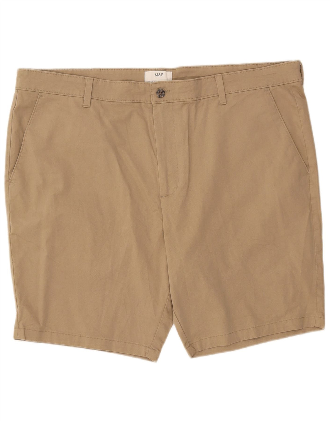 Ανδρικό σορτς Chino Marks & Spencer W44 2XL Μπεζ βαμβακερό