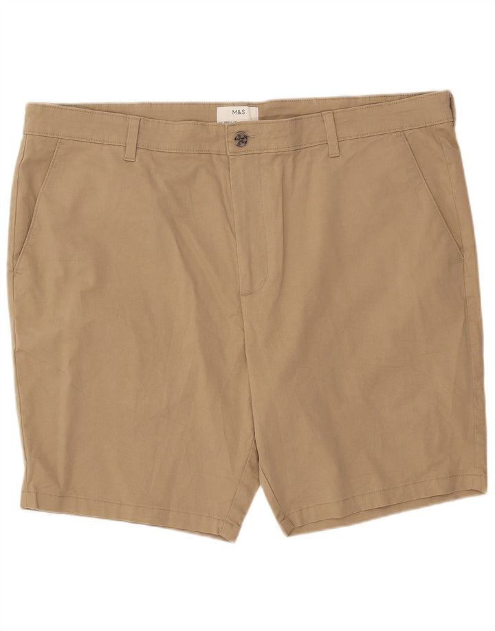 Ανδρικό σορτς Chino Marks & Spencer W44 2XL Μπεζ βαμβακερό