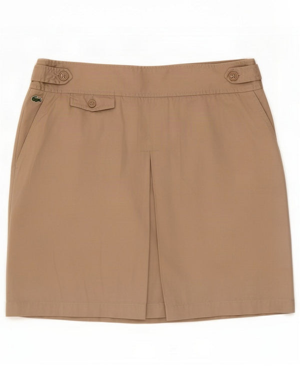 Lacoste Γυναικεία Μίνι Φούστα Μέγεθος 46 XL W34 Μπεζ βαμβακερό