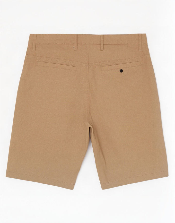 Ανδρικό σορτς Chino Hurley W30 μεσαίο μπεζ πολυεστέρας