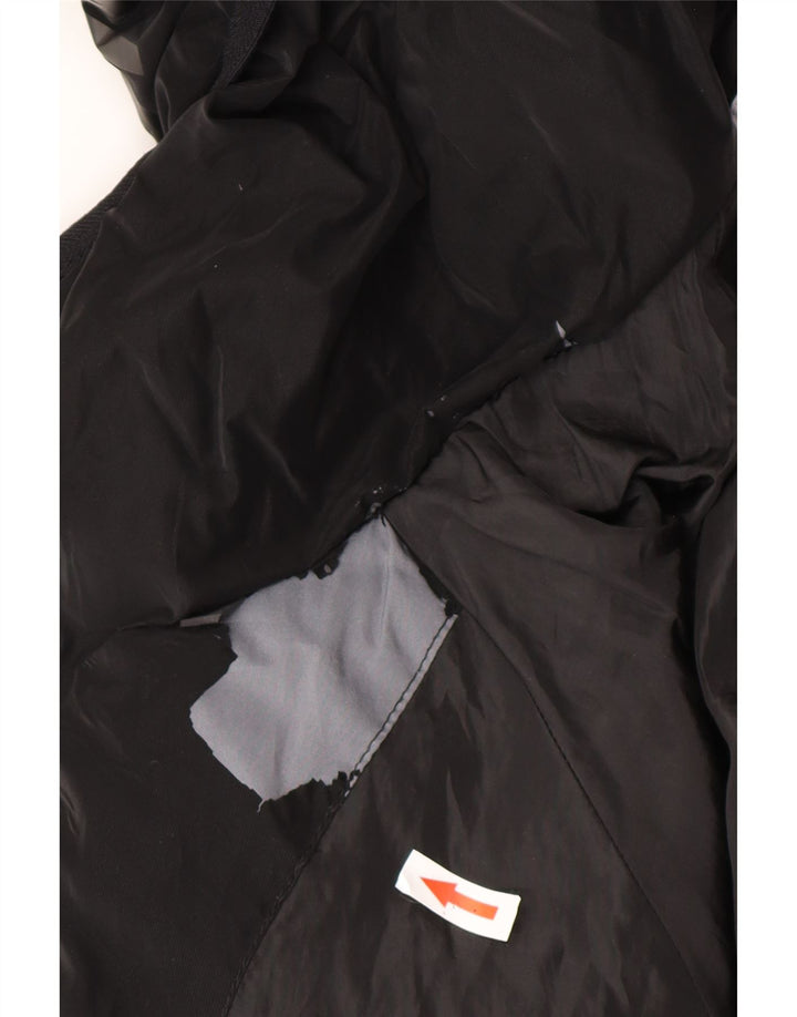 Calvin Klein Jeans Γυναικείο μεγάλο γραφικό μπουφάν με επένδυση UK 10 Small Black