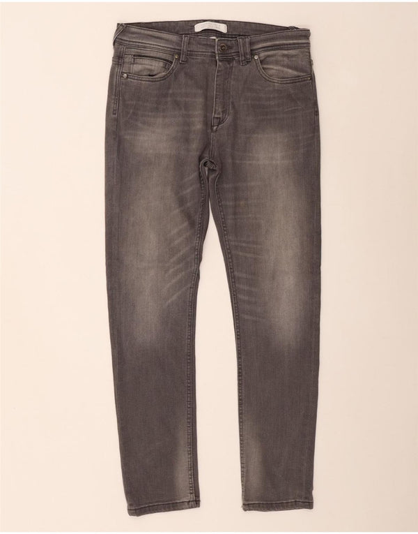 Zara Ανδρικό Slim Jeans EU 42 Large W32 L30 Γκρι βαμβακερό