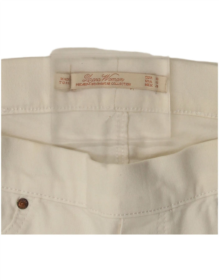 Zara Γυναικείο Slim Jeans EU 38 Small W28 L28 Λευκό