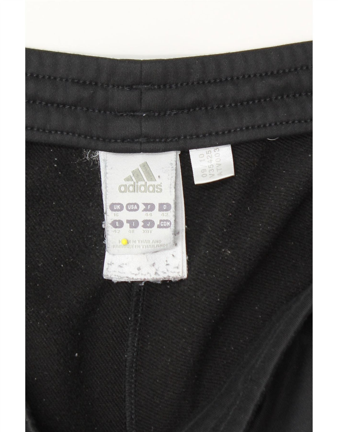 Γυναικεία αθλητική φόρμα Adidas Παντελόνι UK 16 Large Μαύρο Πολυεστέρας