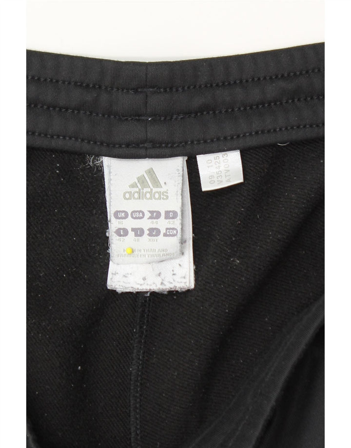Γυναικεία αθλητική φόρμα Adidas Παντελόνι UK 16 Large Μαύρο Πολυεστέρας