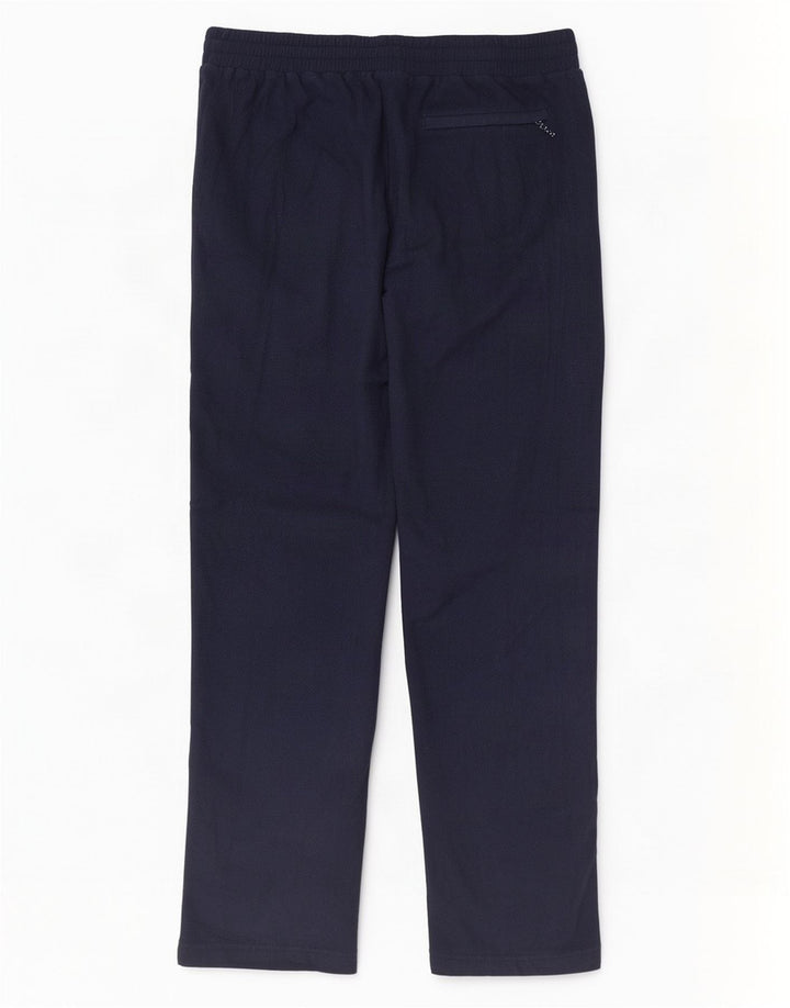 Marks & Spencer Ανδρικές φόρμες Fleece Παντελόνια Μεγάλο Navy Blue Polyester