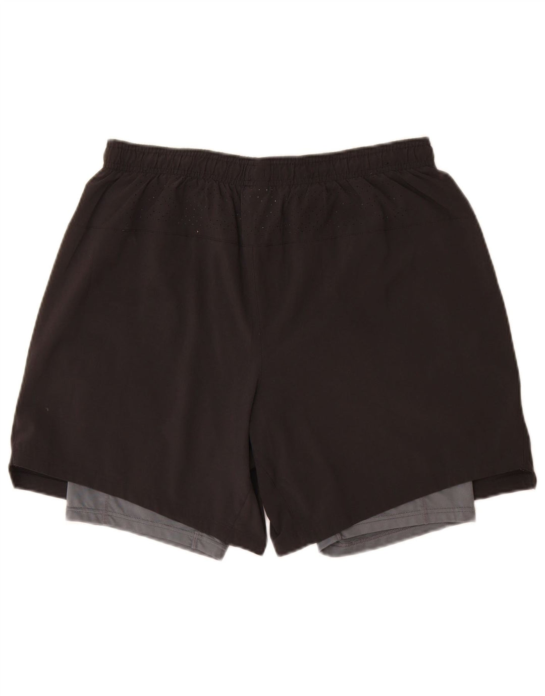 Ανδρικό αθλητικό σορτς New Balance σε μεγάλο μαύρο χρώμα πολυεστέρα