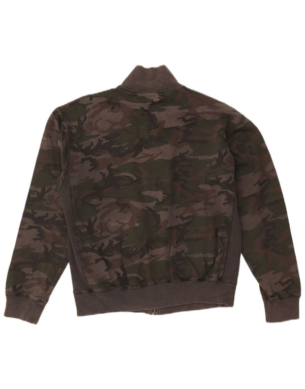 Γυναικεία αθλητική φόρμα QUIKSILVER Top Jacket UK 16 Large Khaki Camouflage