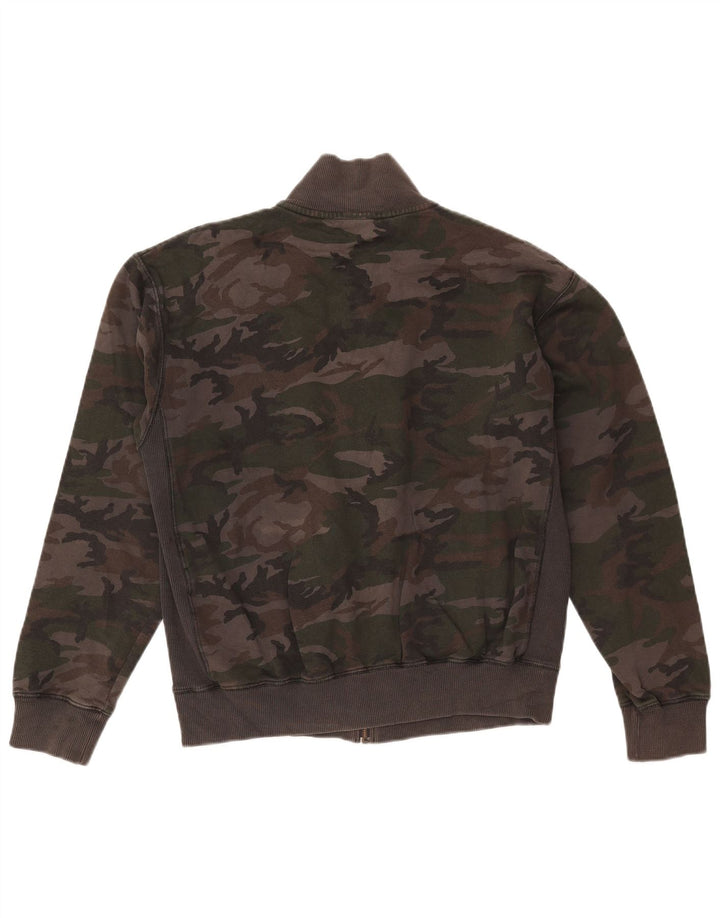 Γυναικεία αθλητική φόρμα QUIKSILVER Top Jacket UK 16 Large Khaki Camouflage
