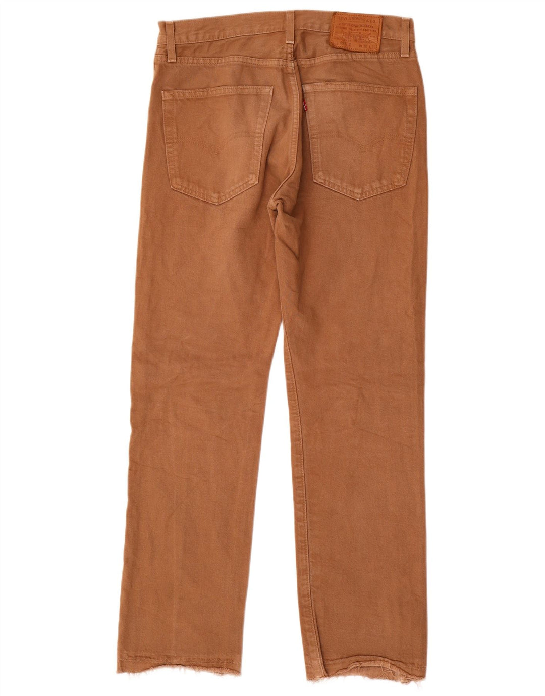 Levi's Mens 551 Straight Jeans W30 L32 Καφέ Βαμβακερό