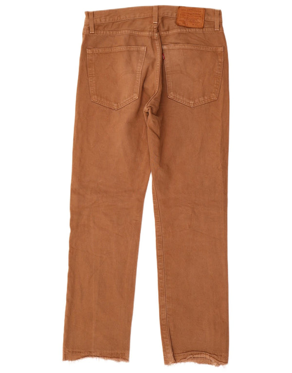 Levi's Mens 551 Straight Jeans W30 L32 Καφέ Βαμβακερό