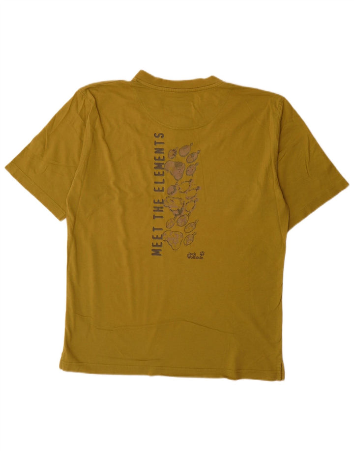 Ανδρικό μπλουζάκι Jack Wolfskin Top Medium Khaki Cotton