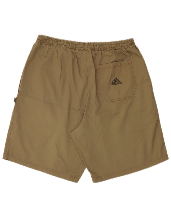 Ανδρικό σορτς κολύμβησης ADIDAS μεγάλο χακί πολυεστέρα