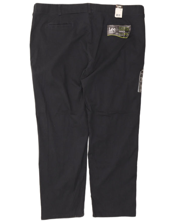Ανδρικό ίσιο παντελόνι Chino LEE Extreme Comfort W48 L30 Navy Blue Cotton