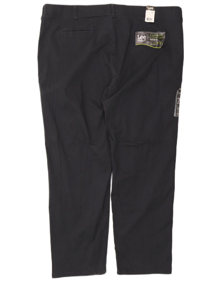 Ανδρικό ίσιο παντελόνι Chino LEE Extreme Comfort W48 L30 Navy Blue Cotton