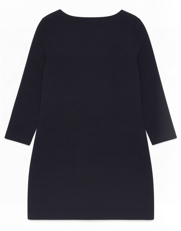 Γυναικείο φόρεμα Boden 3/4 Sleeve Shift UK 12 Medium Navy Blue Colourblock