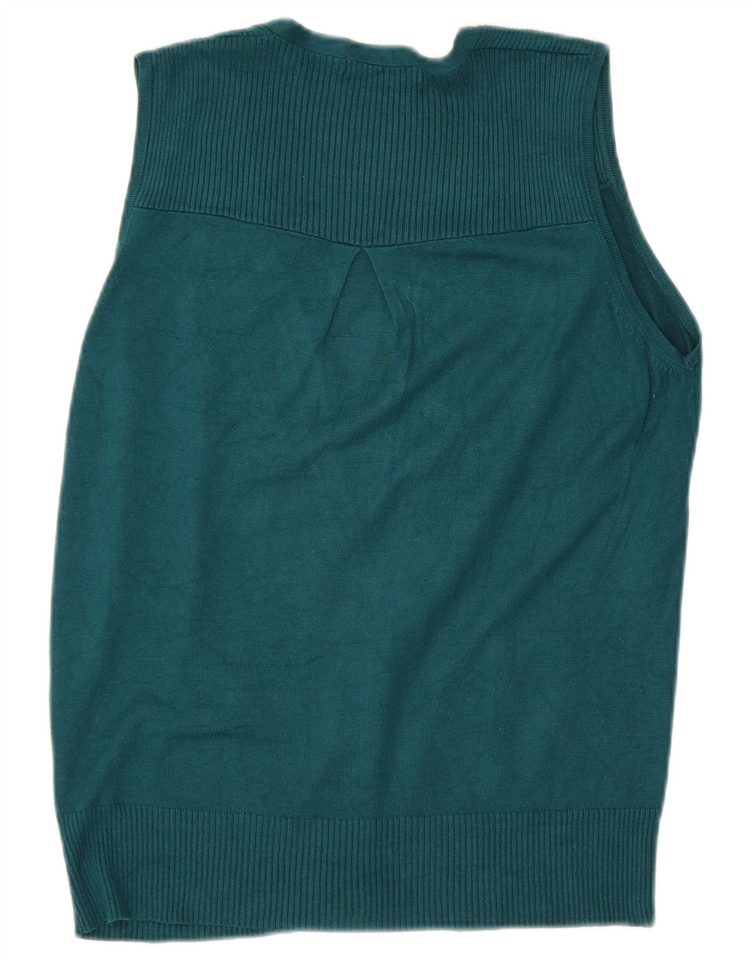 Marks & Spencer Γυναικείο Αμάνικο πουλόβερ UK 12 Medium Green