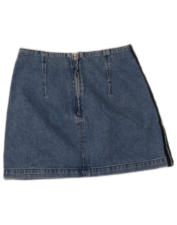 Topshop Γυναικεία τζιν φούστα EU 36 Small W26 Blue Colourblock Βαμβακερή