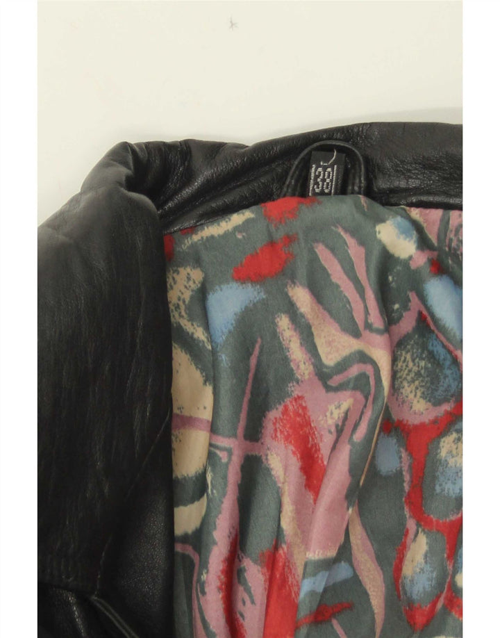 Yessica Γυναικείο Biker Δερμάτινο Μπουφάν EU 38 Medium μαύρο δέρμα