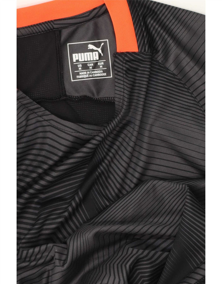 Ανδρικό T-Shirt Puma Top Μεσαίο Γκρι γεωμετρικό