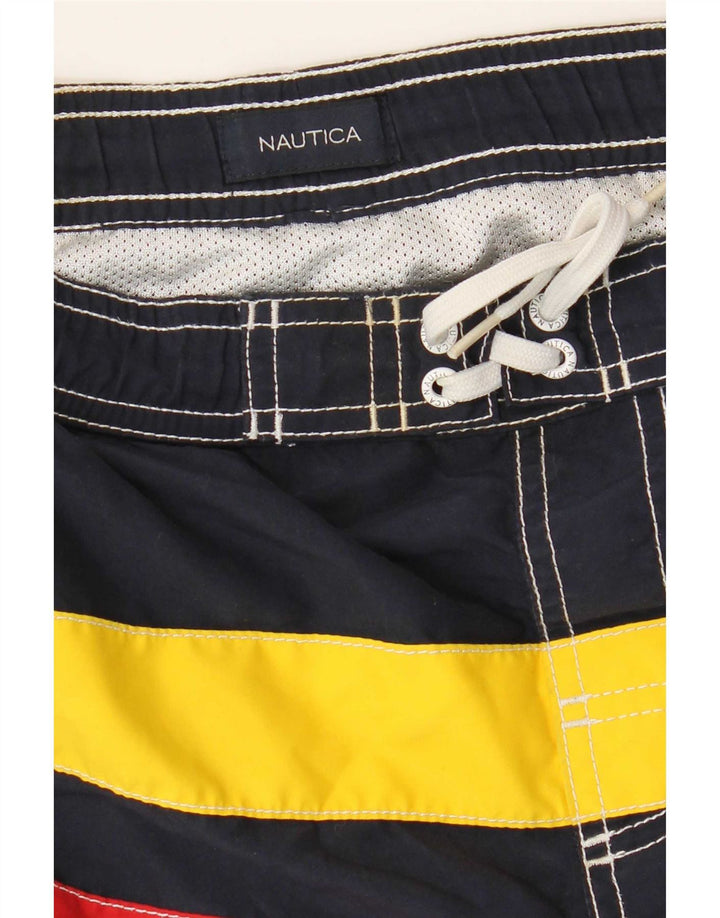 Σορτς κολύμβησης Nautica Boys 11-12 ετών πολύχρωμο ριγέ