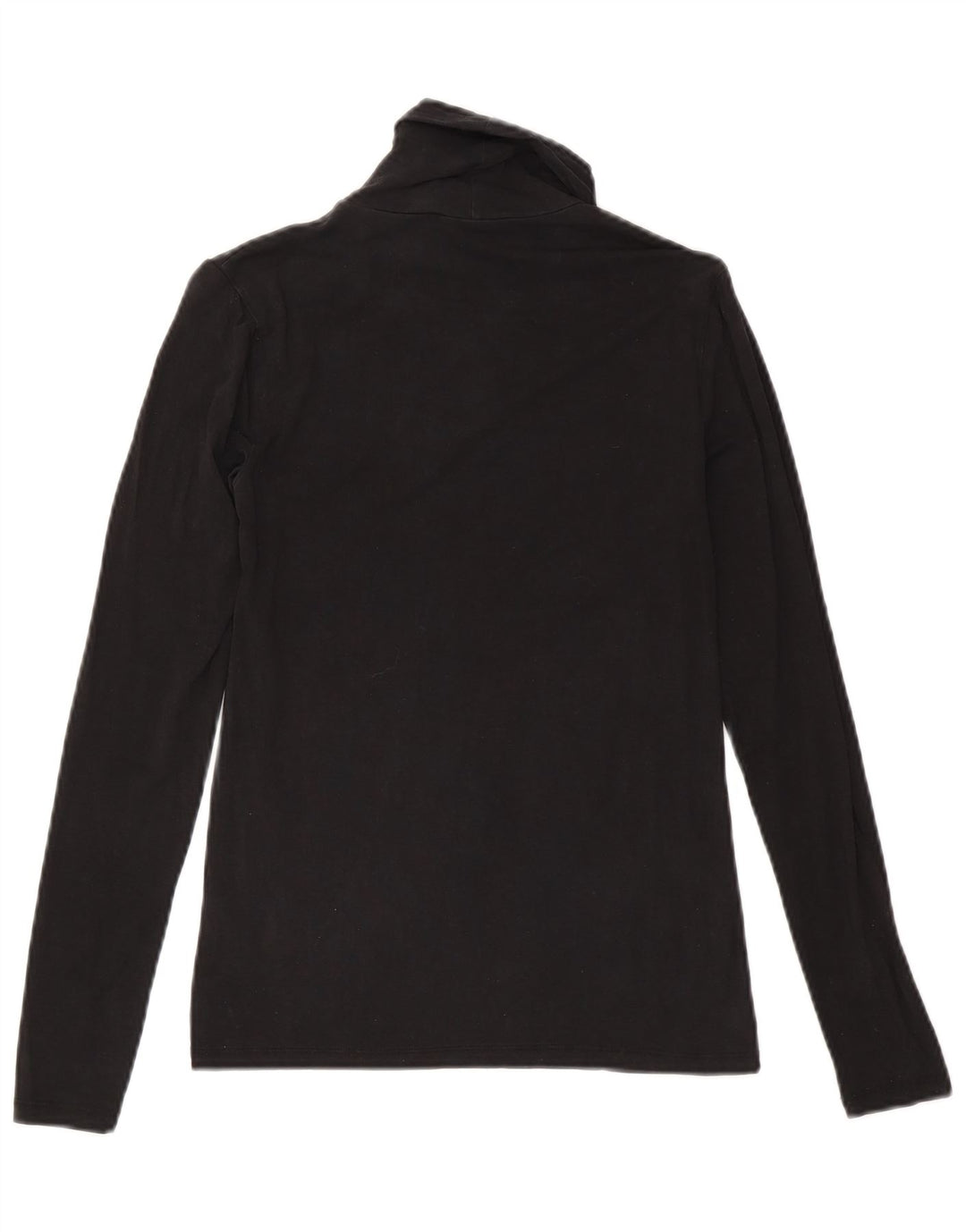 Massimo Dutti Γυναικείο μακρυμάνικο τοπ UK 8 Small μαύρο Lyocell
