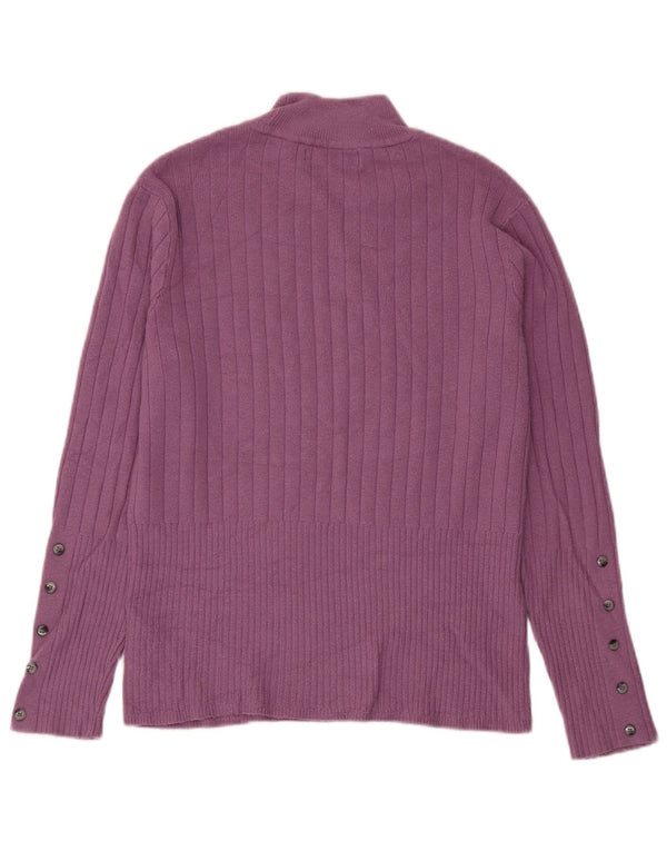 Marks & Spencer Γυναικείο πουλόβερ με λαιμό χελώνα UK 12 Medium Purple