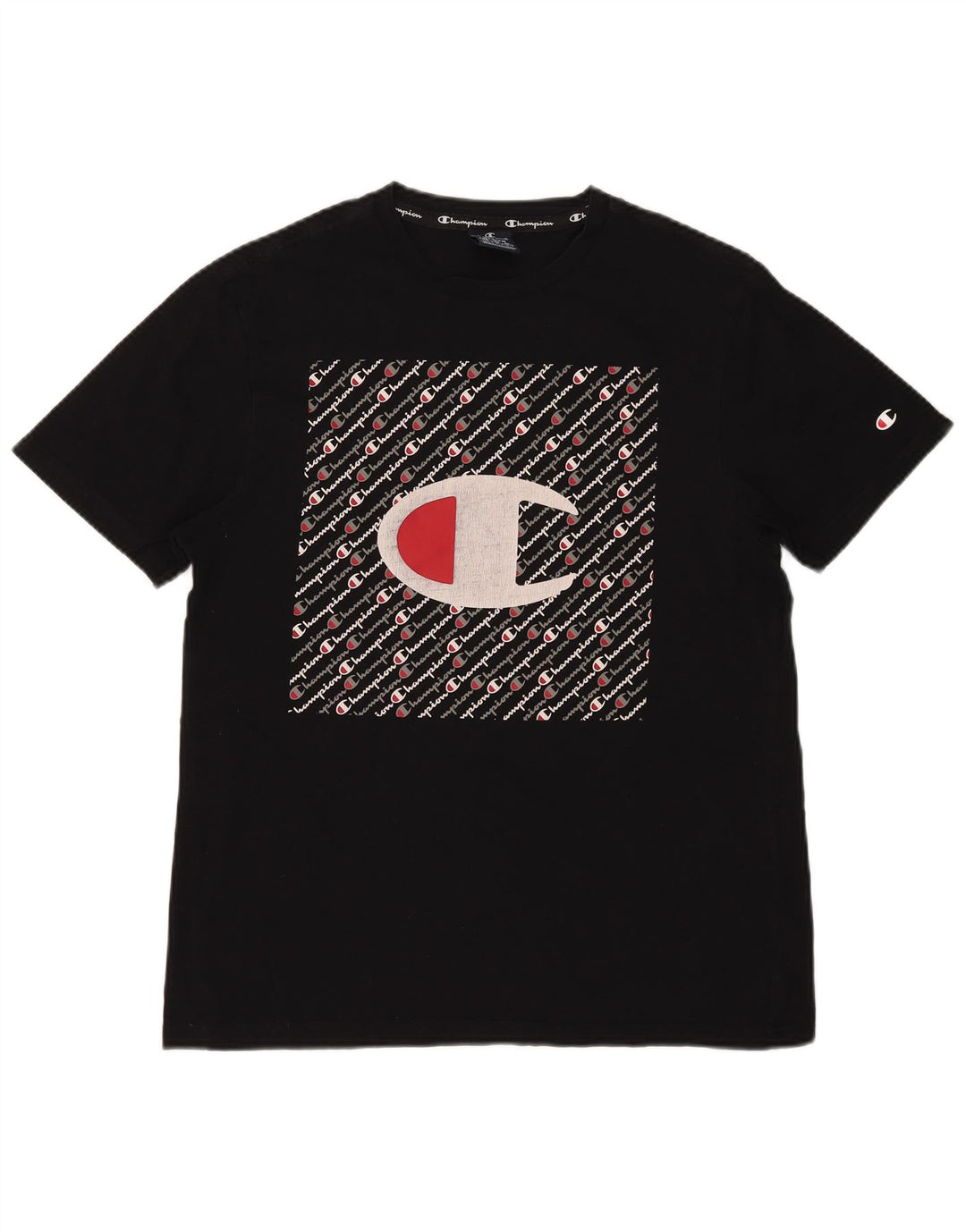 Ανδρικό T-Shirt Champion Graphic Top Medium Black