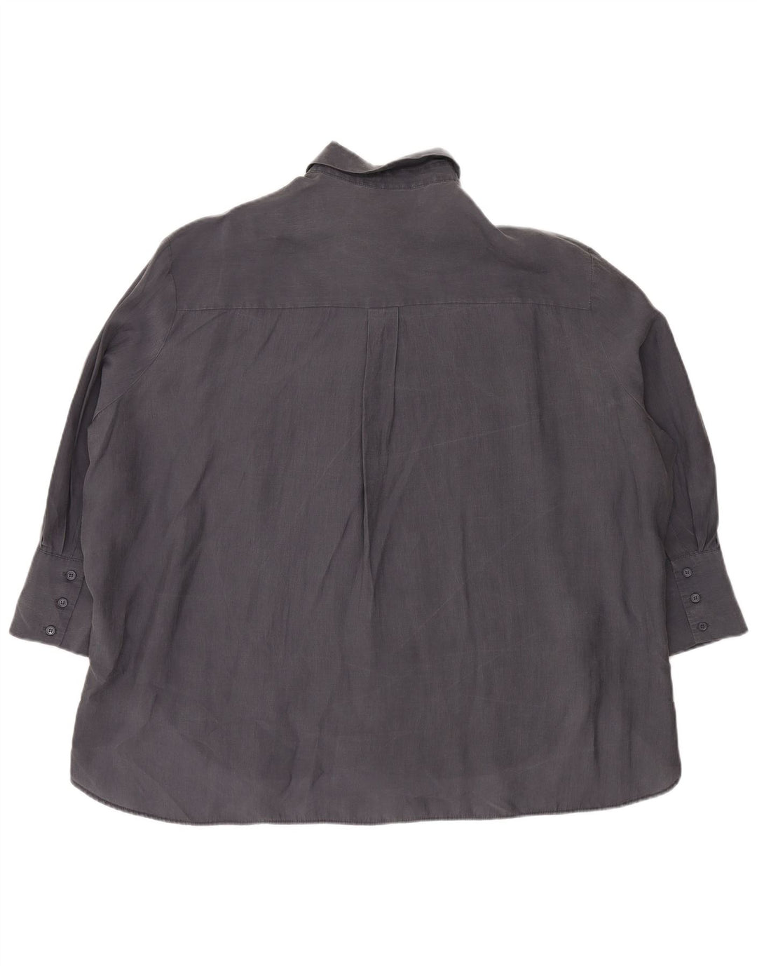 Zara Γυναικείο Longline Oversized πουκάμισο UK 18 XL Navy Blue