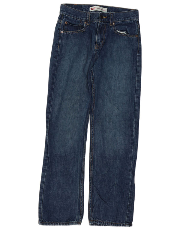 LEVI'S Boys 550 Relaxed Fit Straight Jeans 13-14 ετών W25 L27 Blue