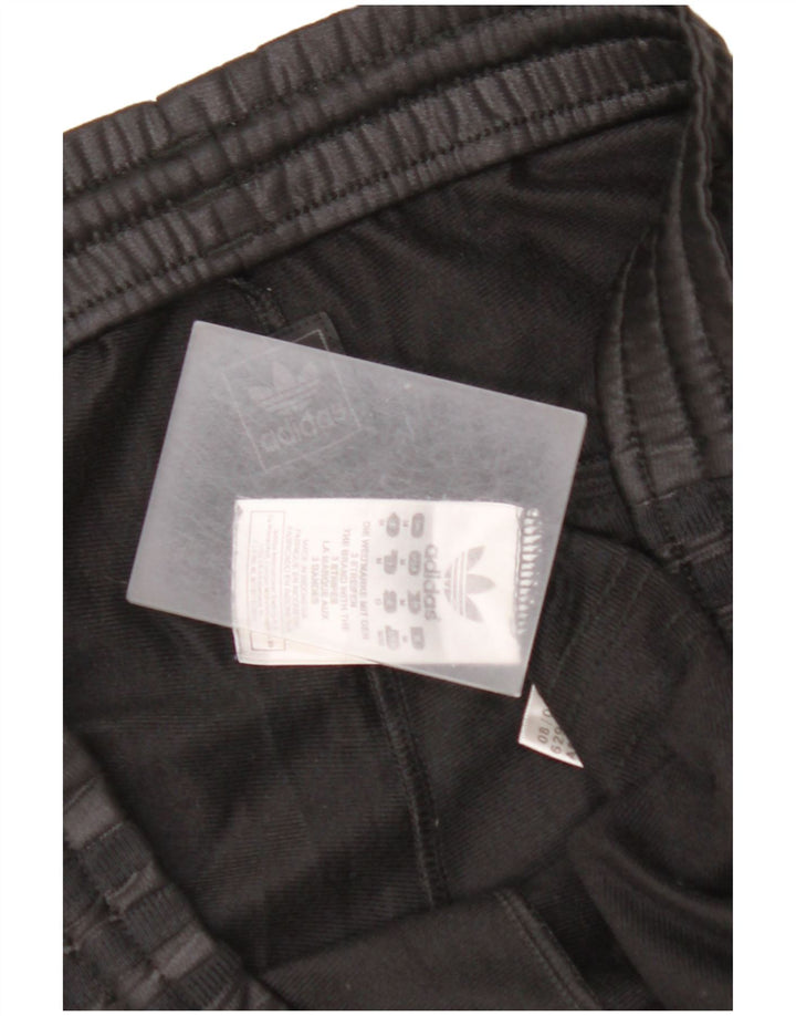 Ανδρικό αθλητικό σορτς ADIDAS από μεσαίο μαύρο πολυεστέρα