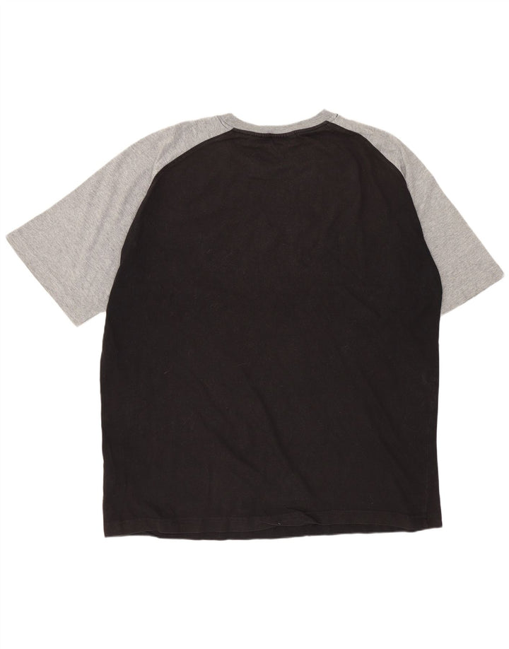 Ανδρικό γραφικό T-Shirt FILA Top XL Black Colourblock