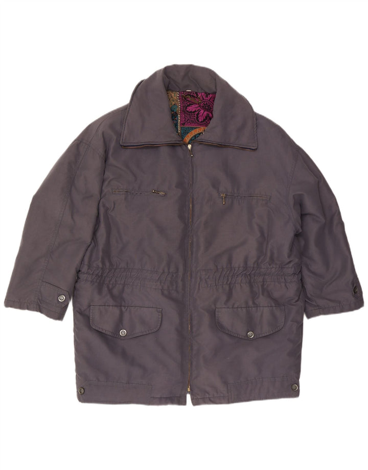 Vintage Γυναικείο Utility Jacket UK 16 Large Grey