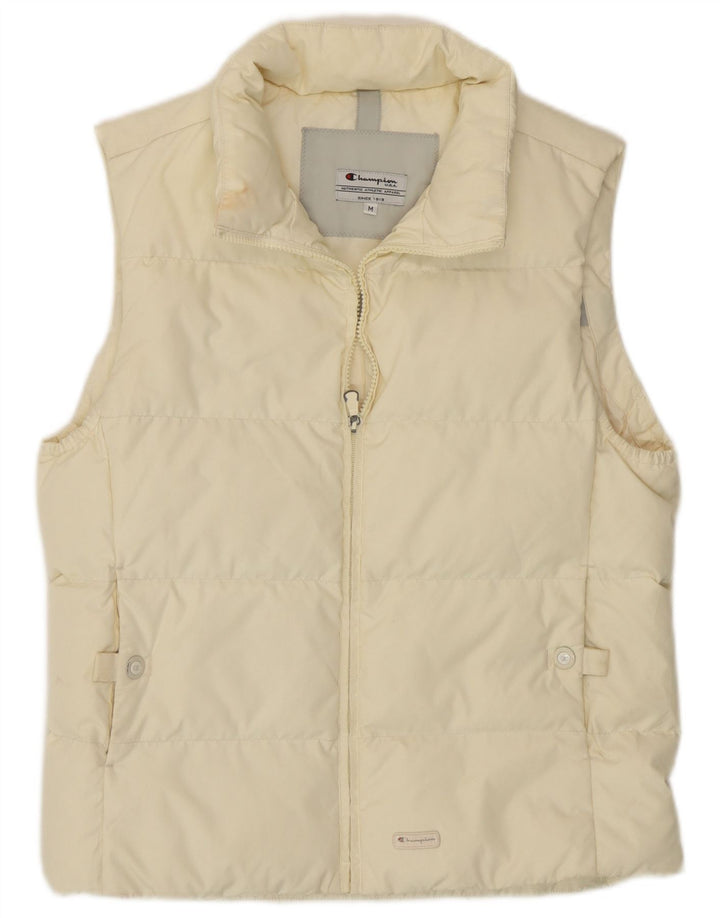 Champion Womens Gilet Gilet UK 14 Medium Off White Πολυεστέρας