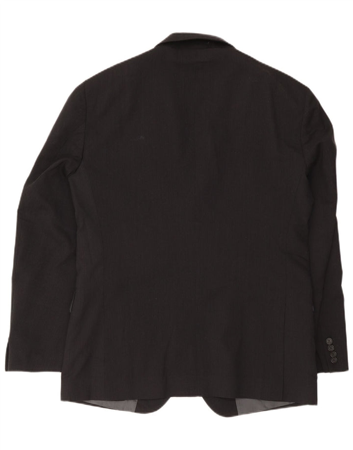 Calvin Klein Ανδρικό σακάκι σακάκι IT 52 XL Μαύρο μαλλί
