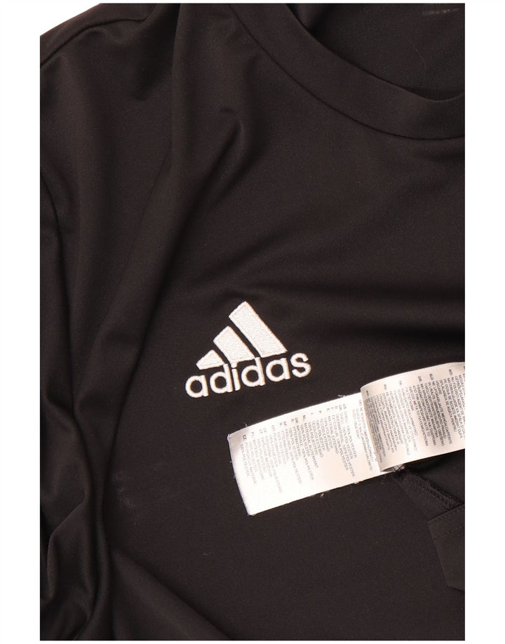 Adidas Ανδρικό T-Shirt Climalite Top Large Μαύρο Πολυεστέρας
