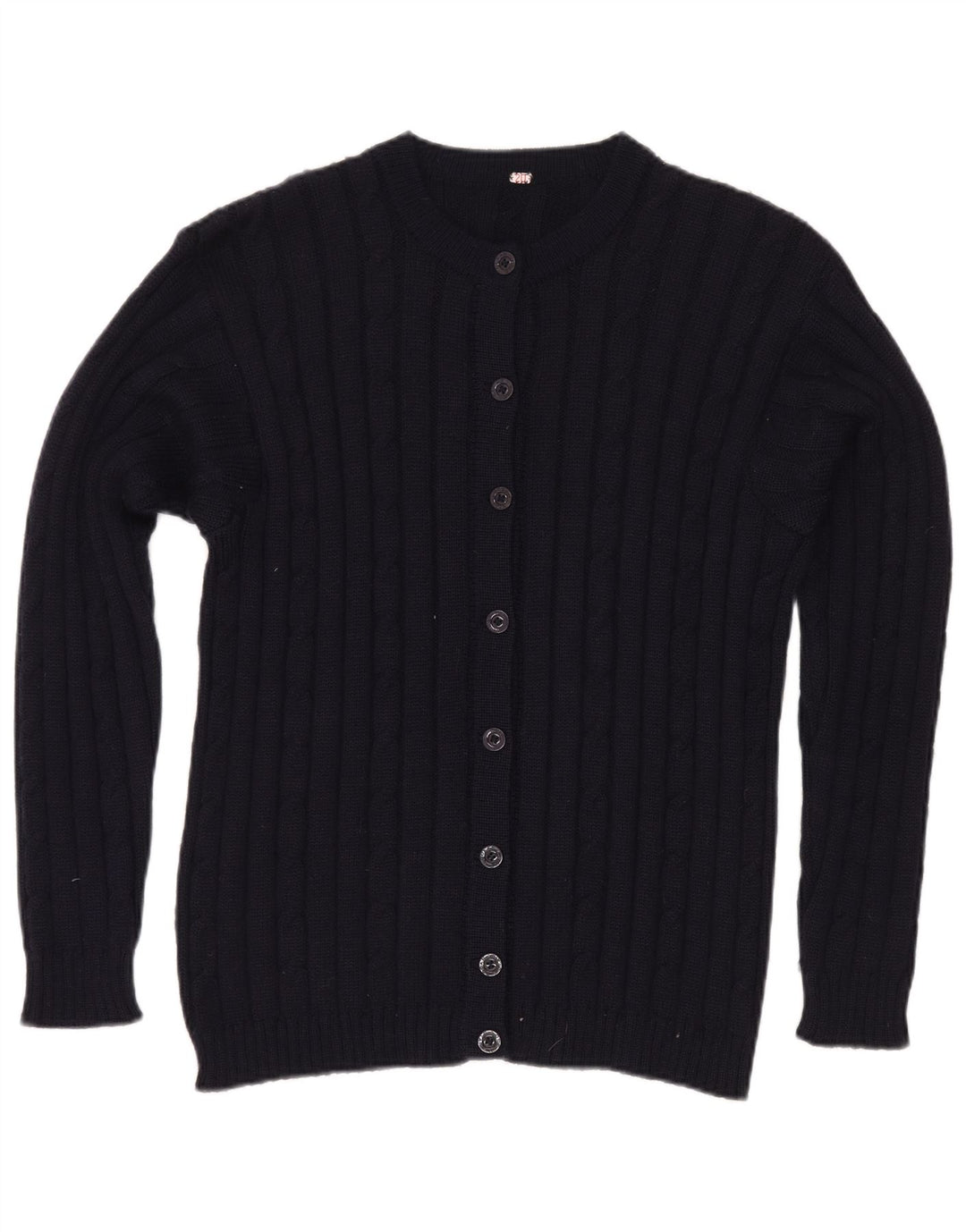 Vintage Γυναικεία Ζακέτα UK 12 Medium Navy Blue