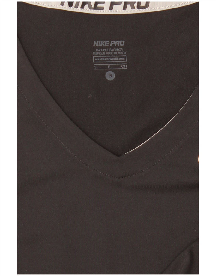 Γυναικείο T-shirt Nike Dri Fit Top UK 8 Small Black
