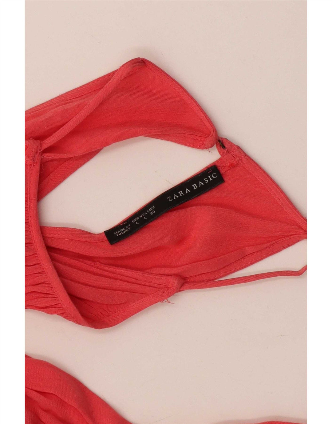 Zara Γυναικείο φόρεμα UK 14 Large Pink