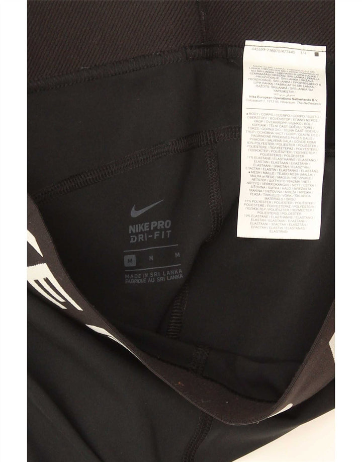 Γυναικεία κολάν Nike Dri Fit Graphic UK 12 Medium Black Polyester