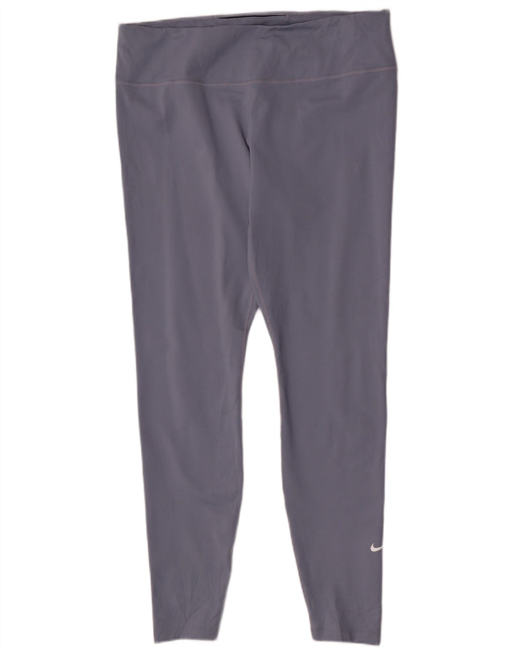 Γυναικεία κολάν Nike UK 18 XL Blue Polyester Sports