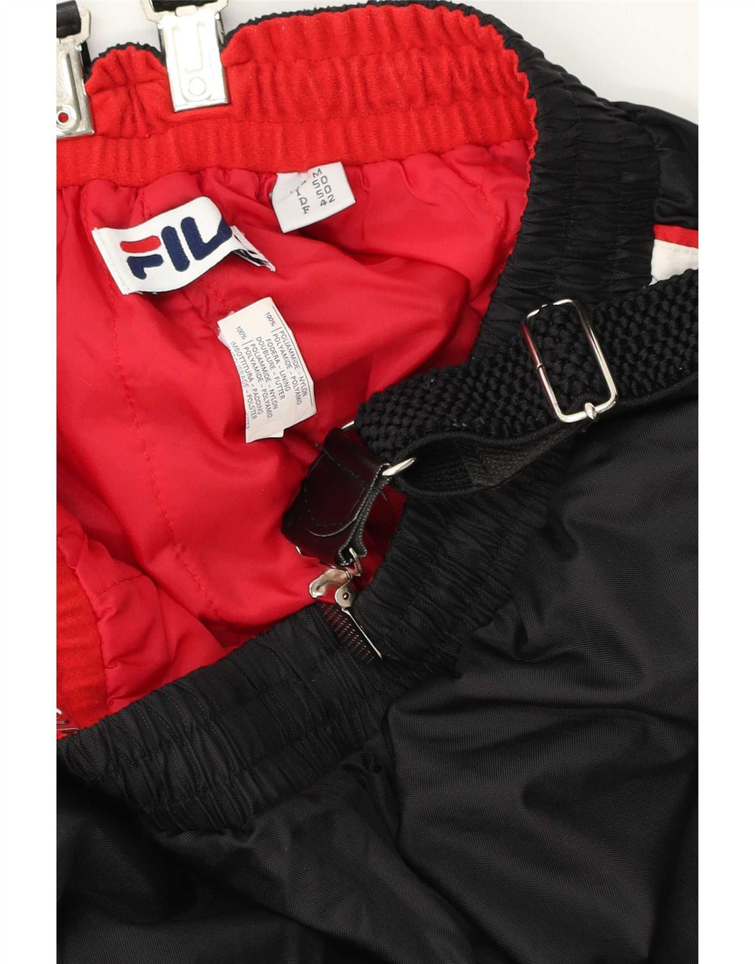 Ανδρικό παντελόνι σκι Fila Dungarees IT 50 Medium Black Colourblock Polyamide