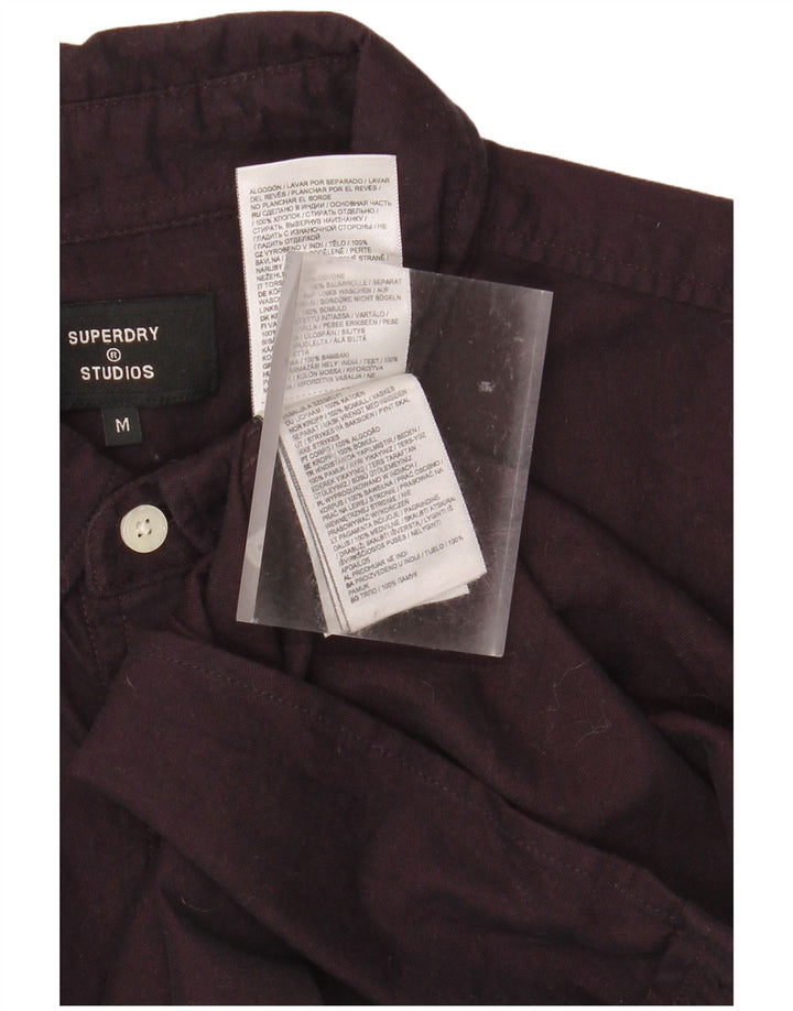 Ανδρικό πουκάμισο SUPERDRY Μεσαίο Μωβ Βαμβακερό