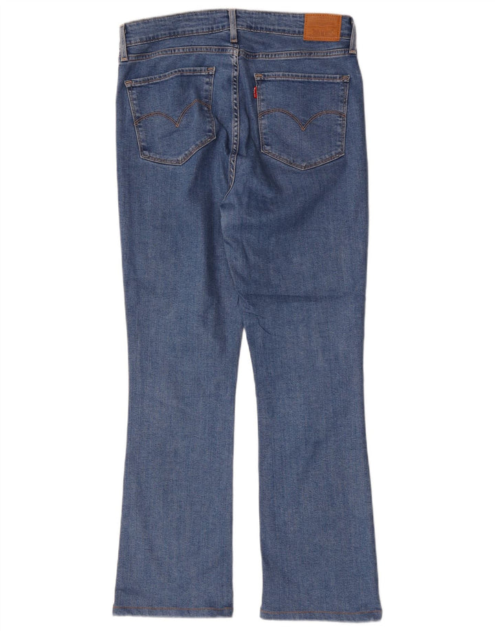 Γυναικείο τζιν Levi's 725 ψηλό μποτάκι W32 L30 μπλε βαμβακερό