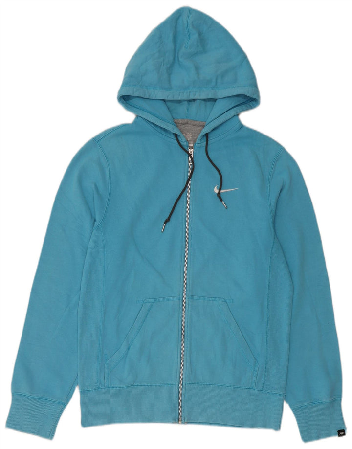 Ανδρικό πουλόβερ Nike με φερμουάρ με κουκούλα μικρό μπλε